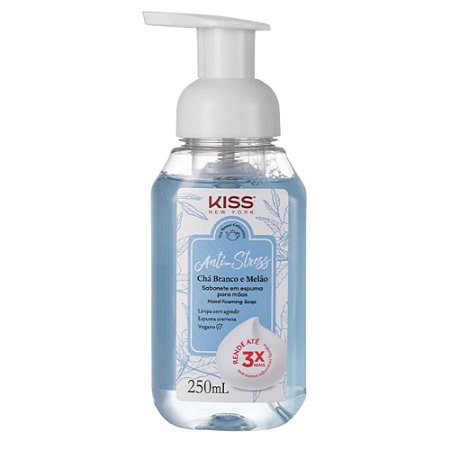 Kiss NY Sabonete Espuma para Mãos - Chá Branco e Melão 250ml