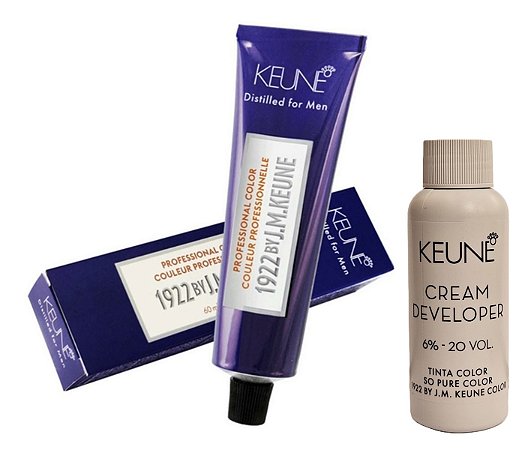 Keune 1922 - Tonalizante 3 Castanho Escuro + Developer 20vol