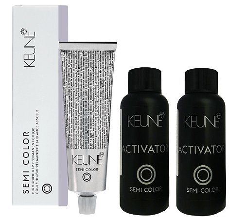 Keune Semi Color 6.1 Louro Escuro Cinza+ 2 Activator