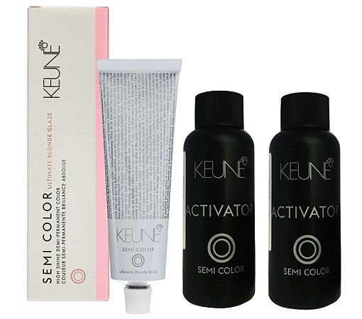 Keune Semi Color Ultimate Blonde Glaze Beige + 2 Activator