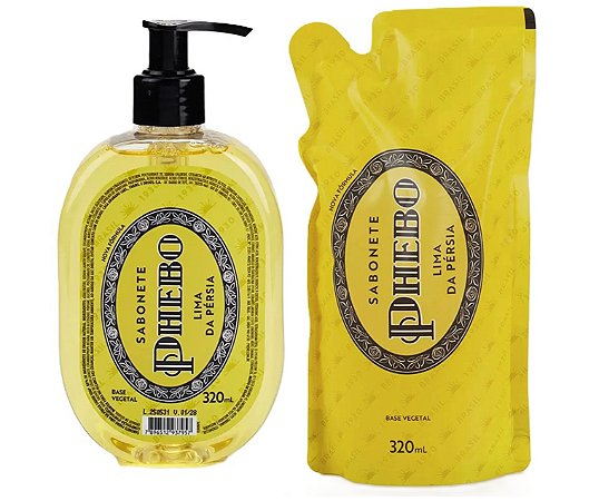 Phebo Kit Sabonete Líquido + Refil Lima da Pérsia