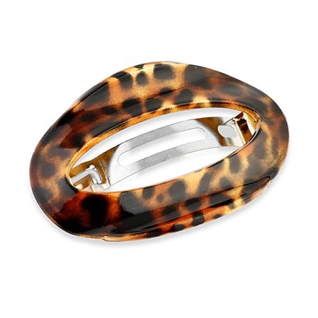 Finestra Presilha Oval Vazada Animal Print F2809CL