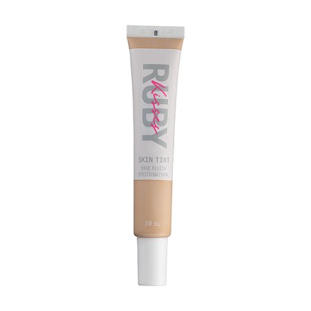 Ruby Kisses Base Fluida Skin Tint Efeito Natural - Cor 122