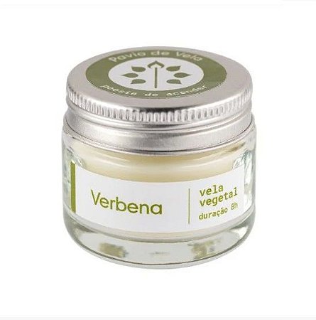 Pavio de Vela Mini Vela Aromática Verbena Cítrico 8h