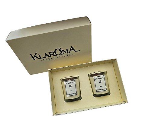 Klaroma Soul - Kit 2 Mini Velas Perfumada 50g