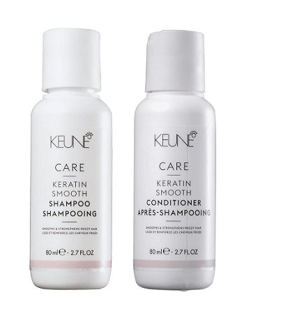 Keune Keratin Smooth - Kit Shampoo e Condicionador 80ml