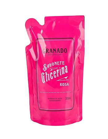 Granado Refil Sabonete Líquido Glicerinado Rosa 300ml