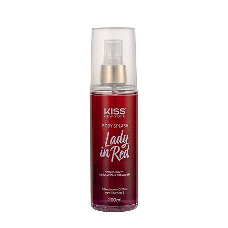 Kiss NY Body Splash Lady in Red 200ml