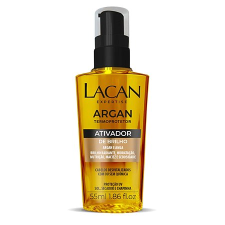 Lacan Argan Ativador de Brilho Termoprotetor 55ml