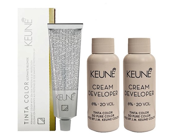 Keune Tinta Color Ultimate Blonde 1531 Louro Super Âmbar + 2 Developer 20vol