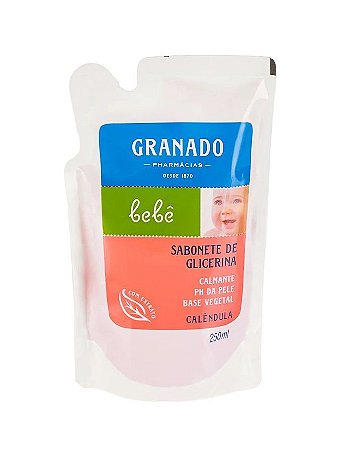 Granado Bebê Refil Sabonete Líquido Calêndula Calmante 250ml