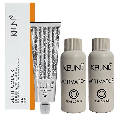 Keune Semi Color 8.4 Louro Claro Cobre + 2 Activator