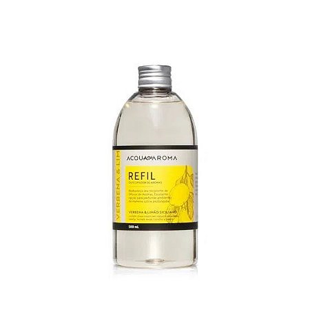 Acqua Aroma Dia Dia - Refil Difusor Verbena e Limão Siciliano 500ml