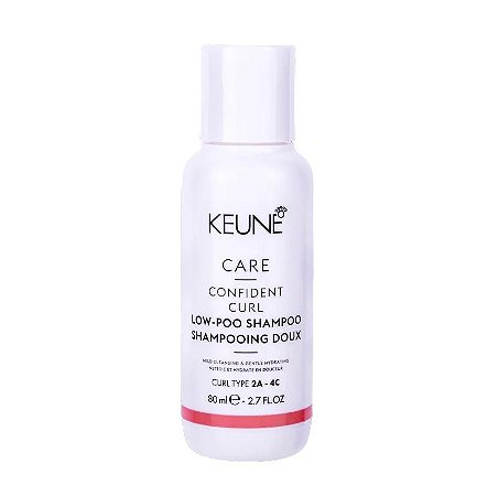 Keune Confident Curl - Low-Poo Shampoo Cabelos Cacheados 80ml