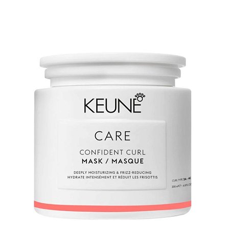 Keune Confident Curl - Máscara Cabelos Cacheados 200ml