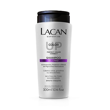 Lacan Color Up - Shampoo Blond Desamarelador Efeito Violeta 300ml