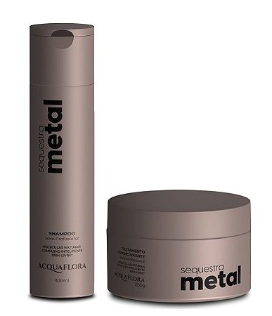 Acquaflora Sequestra Metal - Kit Shampoo e Máscara