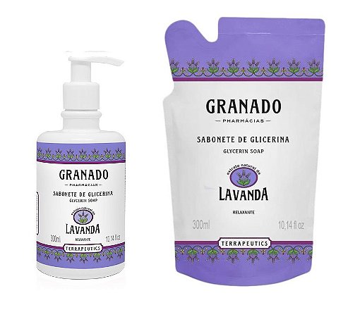 Granado Kit Sabonete Líquido + Refil Lavanda