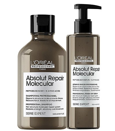 Loreal Professionnel Absolut Repair Molecular - Kit Shampoo e Sérum