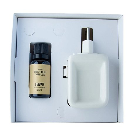 Lenvie Patchouli Vanilla - Kit Aromatizador Elétrico+ Óleo Concentrado