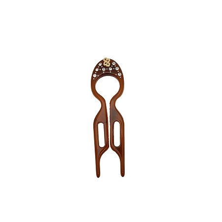 Bianca Hair Pin Pequeno com Strass Tartaruga 70 050 TA