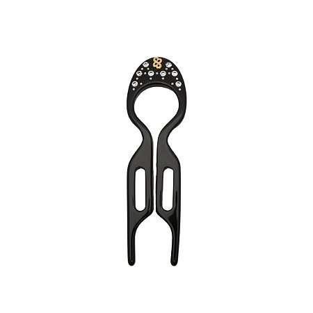 Bianca Hair Pin Médio com Strass Preto 70 051 AB