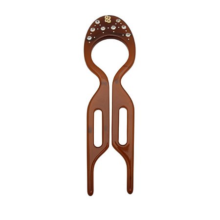 Bianca Hair Pin Grande com Strass Tartaruga 70 052 TA