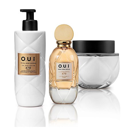 O.U.i La Villette 470 - Perfume 75ml + Loção Corporal + Crème Riche