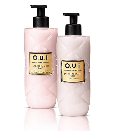 O.U.i Jardin de Grasse Rose - Kit Hidratante + Sabonete Líquido