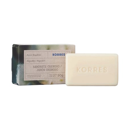 Korres Algodão - Sabonete em Barra 90g