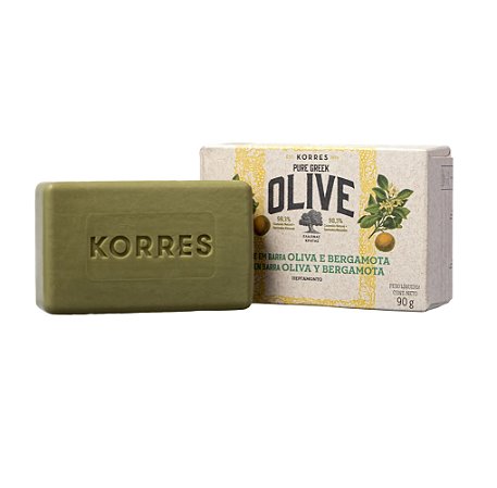 Korres Oliva e Bergamota - Sabonete Barra 90g
