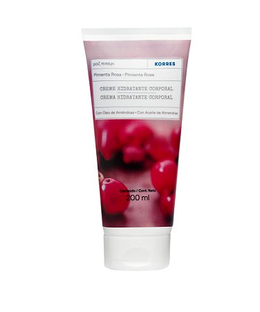 Korres Pimenta Rosa - Creme Hidratante Corporal 200ml