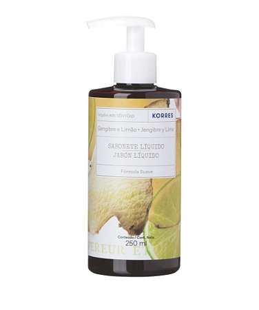 Korres Gengibre e Limão - Sabonete Líquido 250ml