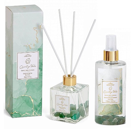Greenswet Quartzo Verde - Kit Difusor de Ambiente + Home Spray