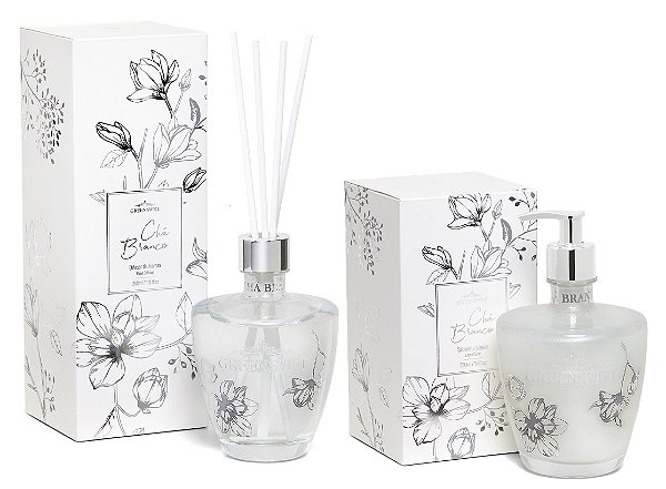 Greenswet Chá Branco - Kit Difusor de Ambiente+ Sabonete Líquido