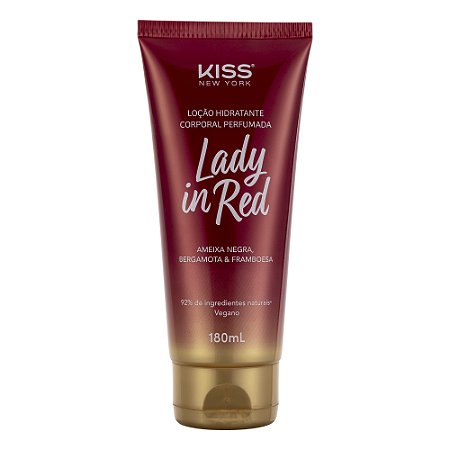 Kiss NY Loção Corporal Lady in Red 180ml