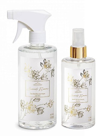 Greenswet Sweet Flower - Kit Água Perfumada + Home Spray