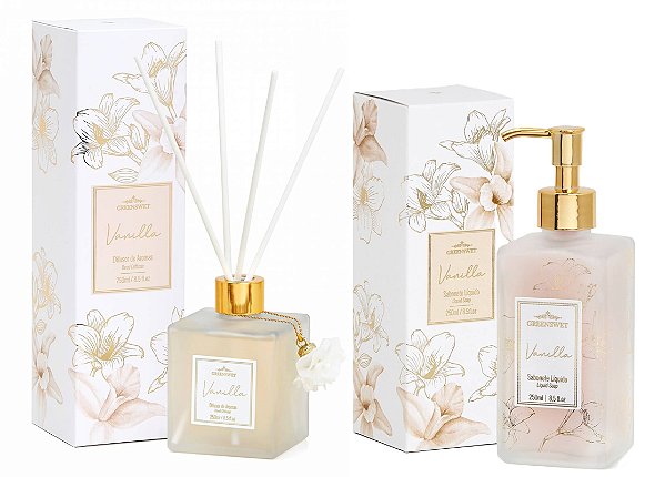 Greenswet Vanilla - Kit Difusor de Ambiente + Sabonete Líquido