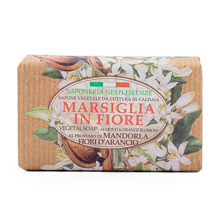Nesti Dante Marsiglia In Fiore - Sabonete Barra Amêndoa e Flor Laranjeira 125g