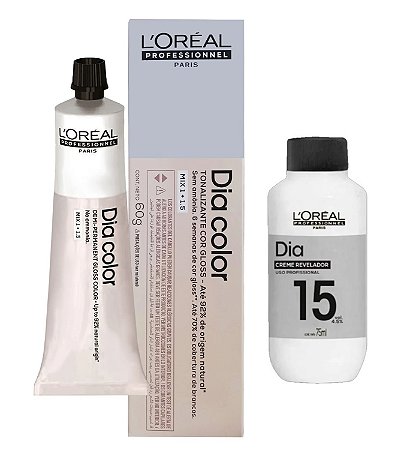 Loreal Dia Color 7 Louro + Creme Revelador 15vol