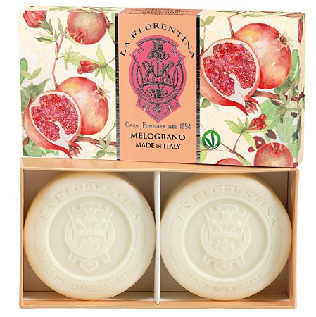 La Florentina Pomegranate - Caixa 2 Sabonetes 115g