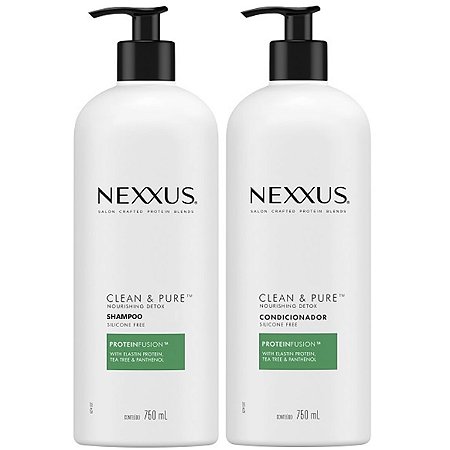 Nexxus Clean & Pure - Kit Shampoo e Condicionador 750ml