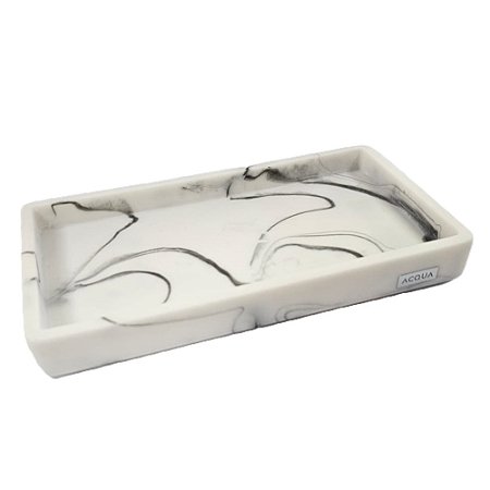Acqua Aroma Bandeja Retangular M Mármore