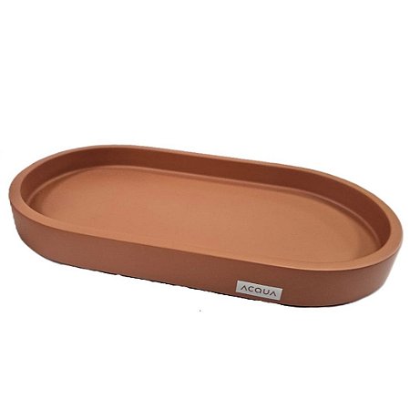 Acqua Aroma Bandeja Oval Terracota