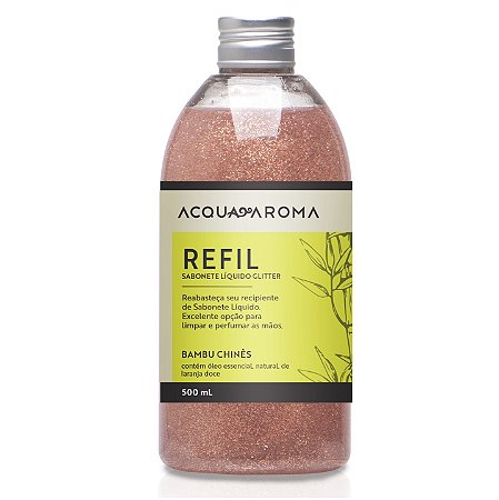 Acqua Aroma Dia Dia Bambu Chinês - Sabonete Líquido Gliter 500ml