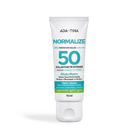 Ada Tina Normalize Matte Intense - Protetor Solar FPS50 40ml