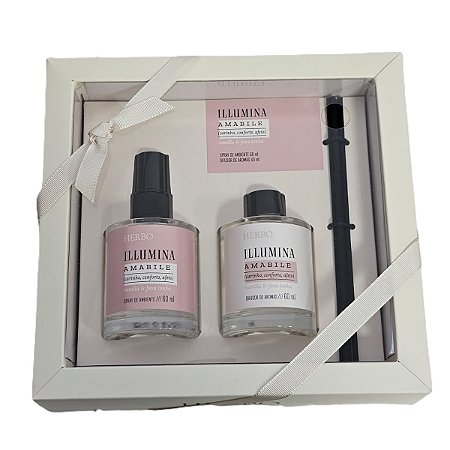 Herbo Illumina Amabile - Kit Difusor e Home Spray 60ml