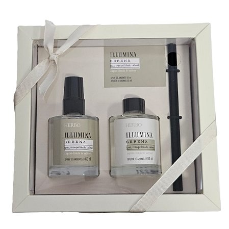 Herbo Illumina Serena - Kit Difusor e Home Spray 60ml