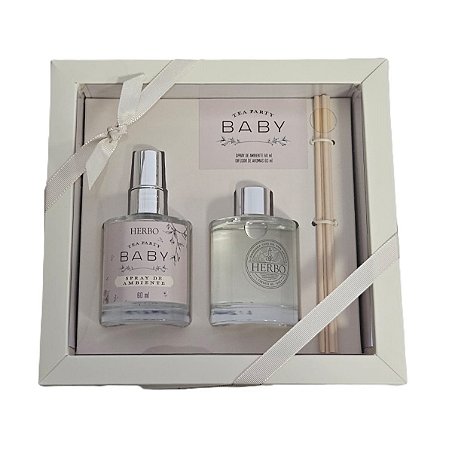 Herbo Tea Party Baby - Kit Difusor e Home Spray 60ml