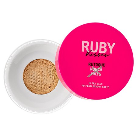 Ruby Kisses Retoque Nunca Mais Pó Finalizador Solto Ultra Blur - Medium